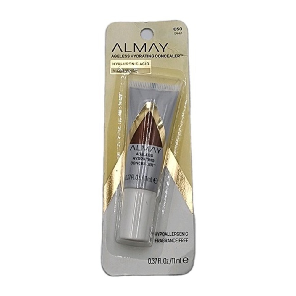 Almay Ageless Hydrating Concealer 050 Deep Hyaluronic Acid .37 Fl Oz New in Box